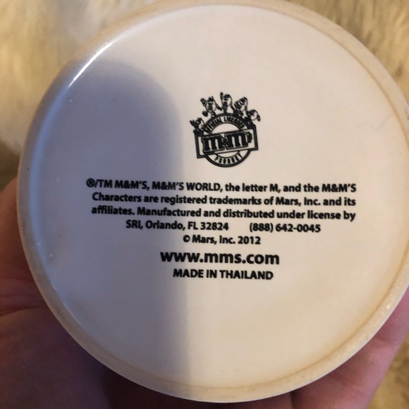 M&M BLUE Candy Character Ceramic Mug Coffee Cup Perfect Vintage. - Picture 4 of 6